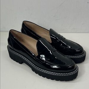 New Jon Josef New Penny Loafer Patent Leather in Black Size 40 US 9